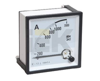 Амперметр аналоговый панельный прямого включения для измерения переменного тока до 50А 72х72мм серия Э47