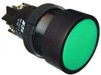 Кнопка Пуск зелёная 1з+1р d22мм 240В тип SВ-7