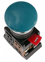 Кнопка управления Грибокзелёная 230В d22мм 1з+1р IP40 тип AEA-22