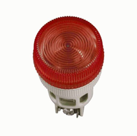 Светосигнальный индикатор неон 230В ENR-22 красная d22мм цилиндр