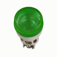 Светосигнальный индикатор неон 230В ENR-22 зелёная d22мм цилиндр