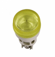 Светосигнальный индикатор неон 230В ENR-22 жёлтая d22мм цилиндр