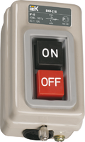 Выключатель кнопочный 3P с блокировкой ВКИ-211 230-400В 6А IP40